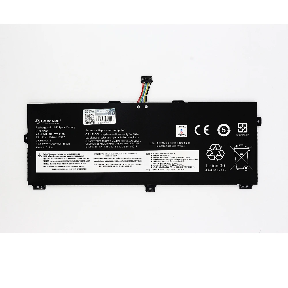Lapcare Laptop Battery Compatible For Lenovo X390 Yoga Series view 2